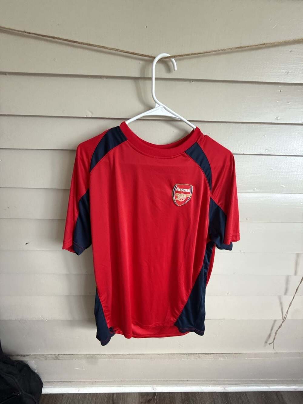 Arsenal FC Official Merchandise Red and Navy Soccer Training Jersey